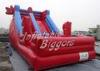 Red Spider Man Kids Inflatable Slides CE UL , Large Inflatable Slides