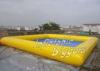 Kids Water Amusement Park Inflatable Water Pool Yellow , Puncture-Proof PVC