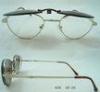 Light Stainless Steel Eyeglass Frames With Clip On Sunglasses , Optical Frame Ready Stock