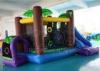 CE PVC Jungle Inflatable Blow Up Bounce House Slide , Inflatables For Party Rentals