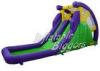 Home Backyard Green Residential Inflatable Water Slides With EN71 ASTM F963