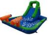 Garden Pool Kids Residential Inflatable Water Slides Rental With Cannons , UL Inflatable Slide