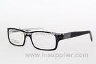 Acetate Optical Frames For Men And Women , Black , Green And Yellow Multi Colored