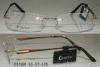 Durable Retro Rimless Beta Titanium Eyeglass Frames For Round Faces Women , Rectangular