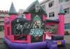 Purple Inflatable Combo Promotion Childrens Bouncers , PVC Inflatable House Castle