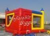 PVC Red Inflatable Combo Fun House For Kids Birthday Party Centers