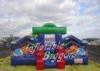 Fun City Blue Inflatable Play Center Rental , Birthday Party Places For Children