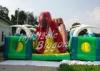 Huge Green Inflatable Fun City For Outdoor Advertising , Party Inflatable Rentals