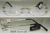 Stylish Rimless Titanium Eyeglass Frames For Men , Optical Frames With CE And FDA Approved