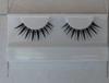 Red / Blue Human Hair Handmade False Eyelashes For Party , Waterproof