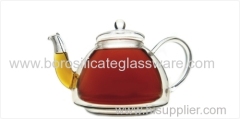 hand blown double walled Glass teapots