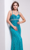 havey beading sweetheart sheath column evening dress