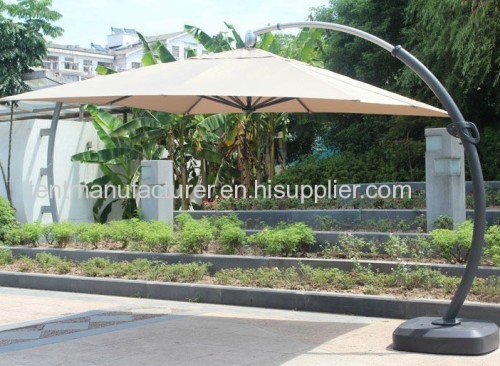 square cantilever sunshade umbrella