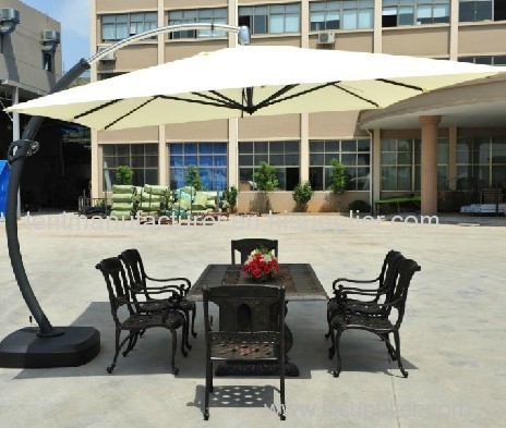 square cantilever sunshade umbrella