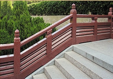 granite modular stair railing