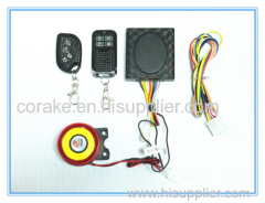 motorcycle alarm system with horn siren