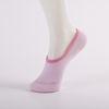 Pink Women No Show Socks , Spandex / Cotton No Show Boat Shoe Socks