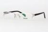 Black Semi Rimmed Dixon Optical Frames , Metal Spectacle Frames For Women
