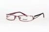 Metal Women Dixon Optical Eyeglass Frames For Rectangular Face , Red / White And Black