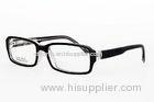 Black Rectangular Acetate Eyeglass Frames For Women , 2014 Fashion Optical Eyeglasses Frame