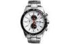 5 ATM Multifunction Stainless Steel Quartz Watch With Chronograph / Calendar