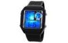 Lady Silicone Electronic LED SPL Digital Watch Double Time Zone With Stopwatch