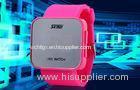 Wommens Pink Digital Watch ABS Case LED Wrist Watch 1 ATM Water Resistant