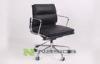 Tilt and Swivel Aluminum Group Chair / Leather Chairs With Ottoman , Comfortable