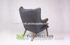 High Density Fabric Comfortable Living Room Lounge Chairs with Armrest