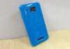 Blue TPU case for HTC X920e phone case , HTC Cellphone Cases