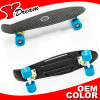 Glow in the dark 22&quot; PENNY skateboard with diamond and squre pattern