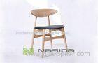 Commercial Furniture Restaurant Wegner Ash Wood Contemporary Dining Chairs With Cushion