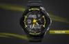 12 / 24 Hour Analog Sport Watch Mens Dual Time Digital Wrist Watches