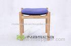 Solid Wood Hans Wegner Modern Stool Chairs for Commercial / Home Furniture