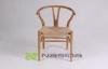 Wishbone Armless Classic Modern Wood Dining Chairs , Customized Ash / Birch Wood