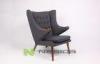 Solid Wood Frame Fabric Modern Living Room Chairs , Classic Hans J Wegner Papa Bear Chair