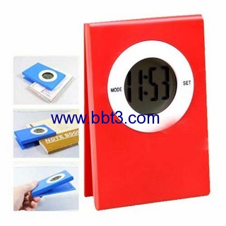 Promotional desktop gift digital clip clock