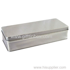 Rectangular tin can for biscuit