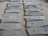 High Cr Iron Cast Liners for Cement Mill