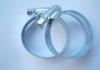 2 Inch White-zinc American Hose Clamps For Petro-chemical Industry 0.8mm