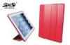 Shock Absorbing Apple iPad 4 PU Leather Cover , Foldable PC Tablet Cases