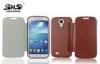 TPU Back Shell Design Samsung Galaxy Phone Cases for S4 i9500 Durable PU Leather Cover