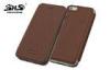 Apple iPhone 5 / 5S Leather Cell Phone Cases with Transparent Border Protective Cover