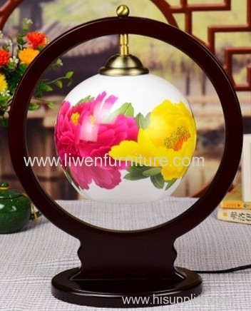 Chinese antique style ceramic lamp