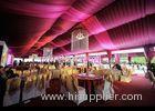 Luxury PVC Fabric Luxury Outdoor Wedding Tent / 10 By 20 Party Tent With Self-Cleaning
