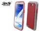 Samsung Galaxy Phone Cases - Note2 N7100 Pasted PU Plastic Double Color Protective Cover