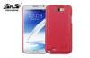 Pasted PU Cell Phone Protective Cover for Note2 N7100 Plastic Samsung Galaxy Phone Cases