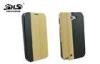 Noble Grease proof Leather / Bamboo Wooden Phone Cases for iPhone