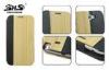 Leather Cell Phone Cases PU and Bamboo Cover for iPhone / Samsung Durable and Classical