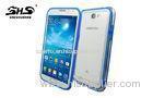 Durable PC and TPU Transparent Border Bumper Samsung Galaxy Phone Cases - Note2 N7100